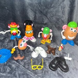 Mr. Potato Head mixed Lot Accessories hats feet some